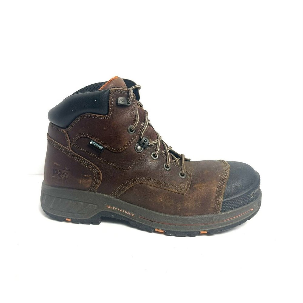 Timberland Pro Mens Comp Toe Helix HD Work Boot Brown Size 9 M